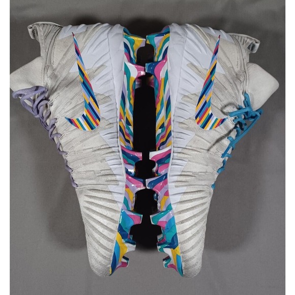 Nike Shoes Mens Sz 17 Alpha Menace Pro Crucial Catch Football Cleat AV4105-100 - Picture 8 of 10